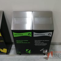 Lote 078 - Juego de 6 contenedores para residuos, Vidrio/Cartón, Plástico/Aluminio, Orgánico/Inorgánico - Imagen 10