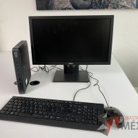 Lote 207 - Desktop HP, ThinkPro T620 HP t620 Flexible Thin Client, Disco Duro de 240 GB, 4 GB RAM y Monitor 20"