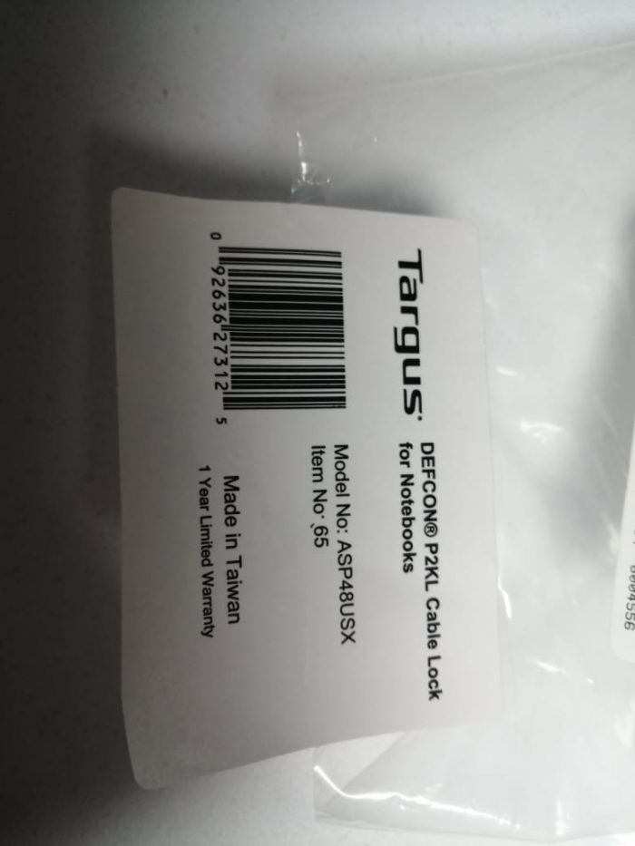 Lote 230 - 4 Candados para computadora Targus - Imagen 2