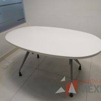 Lote 008 - Mesa de trabajo ovalada - Imagen 6