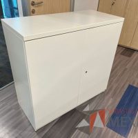 Lote 008 - Gabinete horizontal de 2 puertas y 2 entrepaños color blanco - Imagen 4