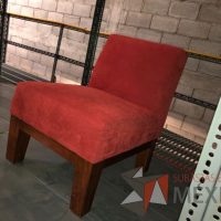 Lote 097 - Sillón de 1 plaza en tela color rojo - Imagen 7