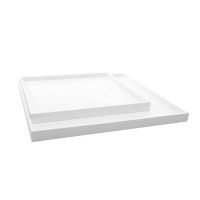 Lote 082 - Set de 2 Bandejas Low Tray Rectangular Blanco