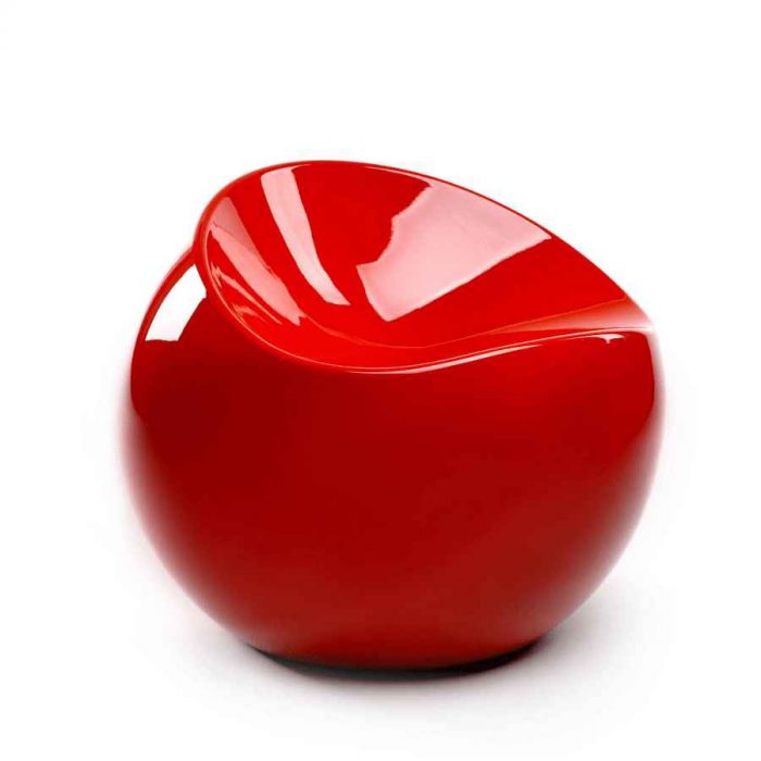 Lote 006 - Silla Ball Chair Rojo