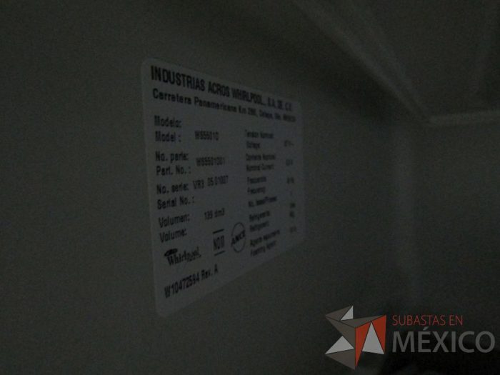 Lote 099 - Frigobar marca WHIRLPOOL - Imagen 5