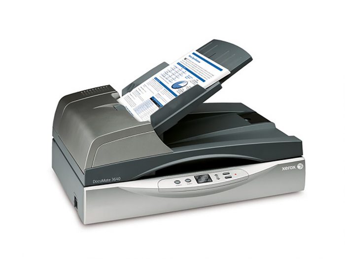 Lote 015 - Scanner cama plana Xerox Documate 3640