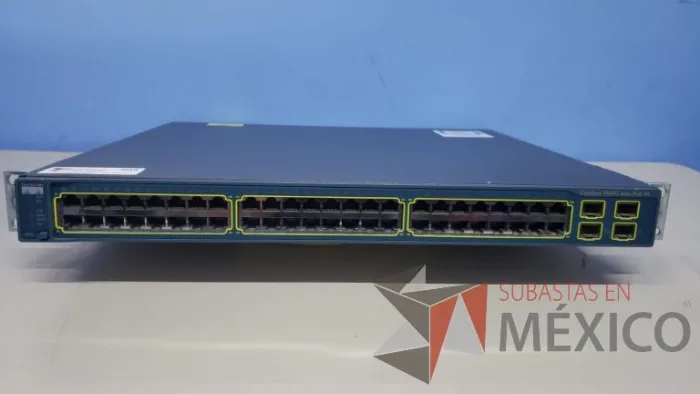Lote 001 - Switch, CISCO, WS-3560G48PS-SV09 - Imagen 2