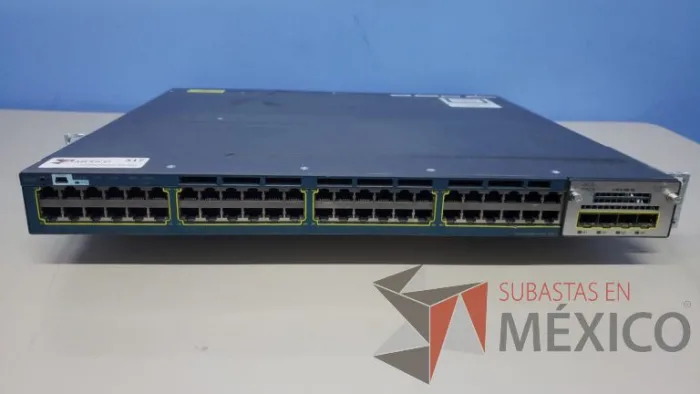 Lote 142 - Switch, CISCO, WS-C3560X-48-LV02