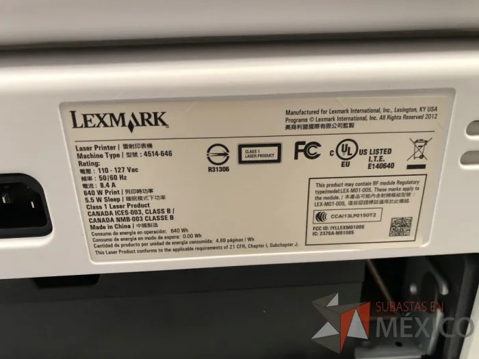 Lote 013 - Lexmark MS610de - Imagen 13