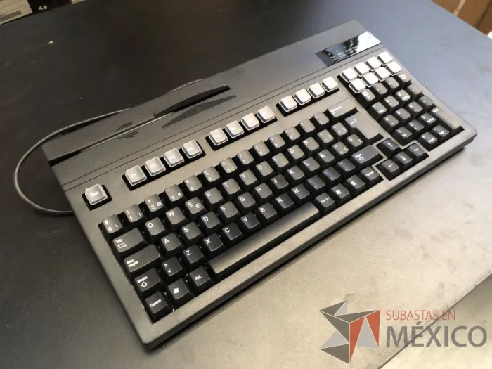 Lote 049 - 5 Teclados Unitech K2714SU-B con lector de banda magnética