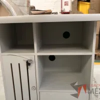 Lote 036 - 4 Mesas de trabajo con 1 cajón, 1 puerta y 1 entrepaño - Imagen 18