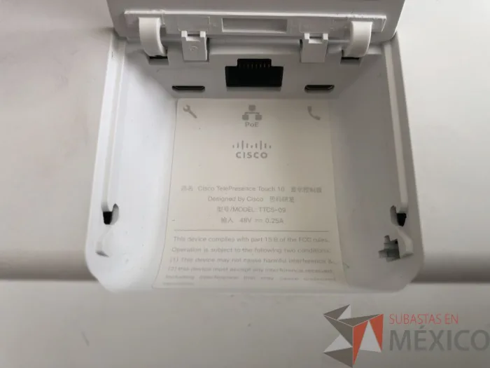 Lote 030 - CISCO TelePresence Touch 10, Modelo TTC5-09 y CISCO Table Microphone 20, Nuevo - Imagen 6
