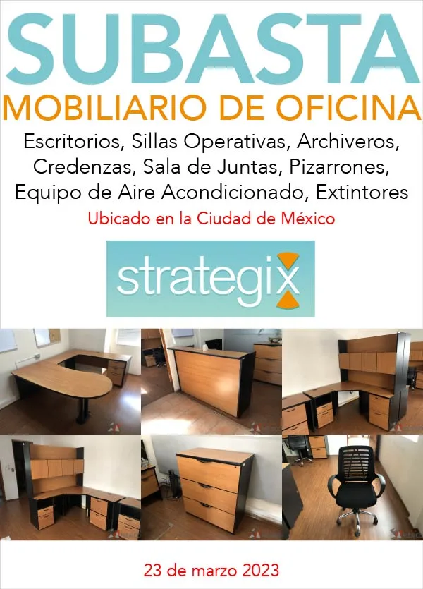Subasta Strategix - Mobiliario de Oficina