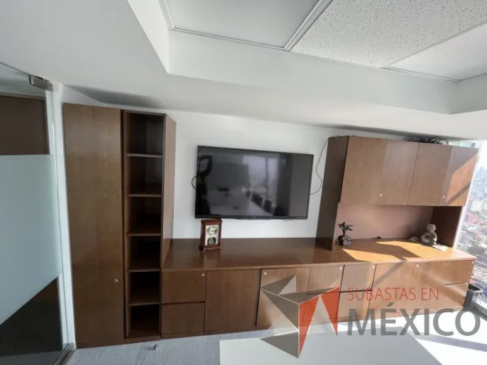 Lote 007 - 2 Credenzas, Gabinete superior y Gabinete de 1 puerta con 5 repisas