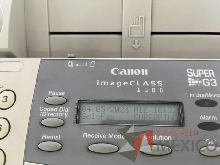 Lote 004 - Fax, CANON - Imagen 5