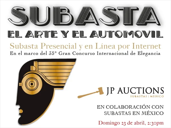 Gran Subasta de Arte, Automóviles de Colección y Deportivos