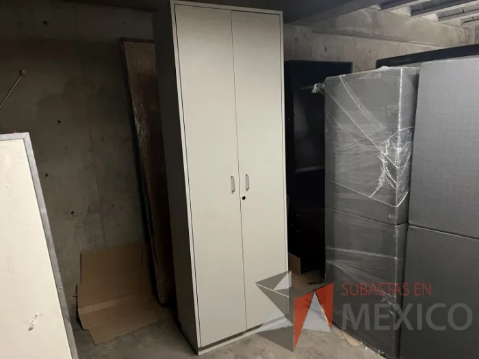 Lote 021 - Gabinete alto con 2 puertas color gris - Imagen 4