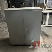 Lote 070 - Gabinete de 2 puertas color gris
