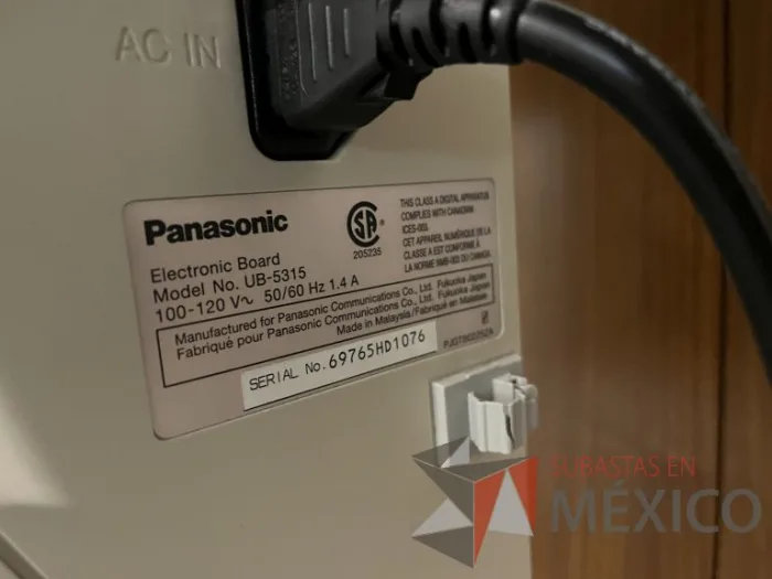 Lote 003 - Pizarrón electrónico, PANASONIC - Imagen 2
