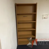 Lote 026 - Librero de 4 entrepaños color madera - Imagen 3