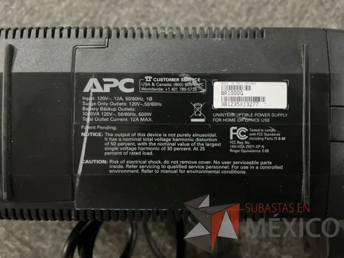 Lote 056 - 4 No Break APC 1000 VA - Imagen 5