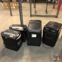 Lote 001 - 10 Trituradoras para hojas de papel, Swingline, Fellowes - Imagen 2
