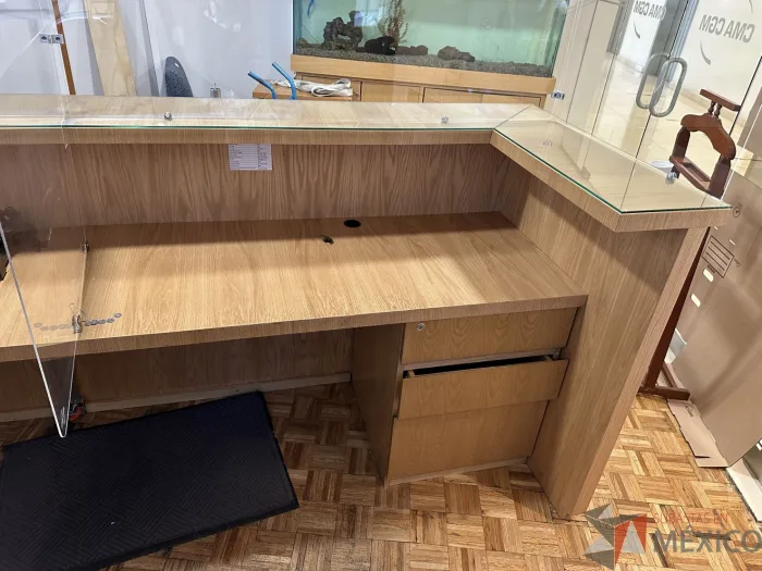 Lote 001 - Mueble de recepción para 2 personas con 2 archiveros de 3 cajones - Imagen 5