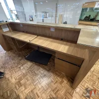 Lote 001 - Mueble de recepción para 2 personas con 2 archiveros de 3 cajones - Imagen 6