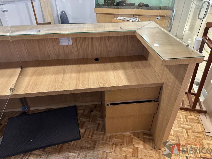 Lote 001 - Mueble de recepción para 2 personas con 2 archiveros de 3 cajones - Imagen 10