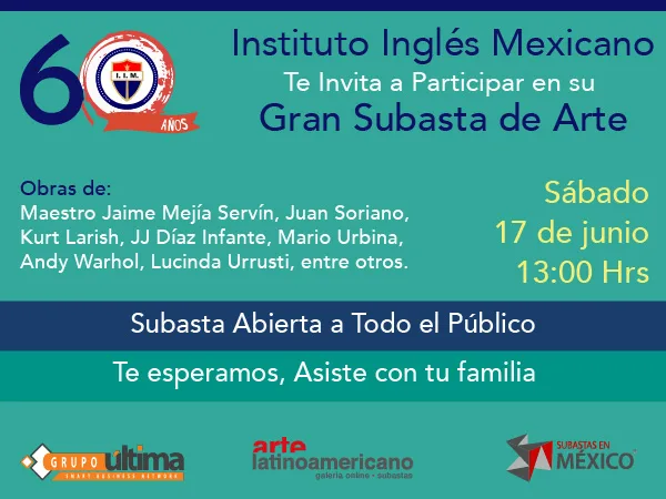 Subasta de Arte - Instituto Inglés Mexicano