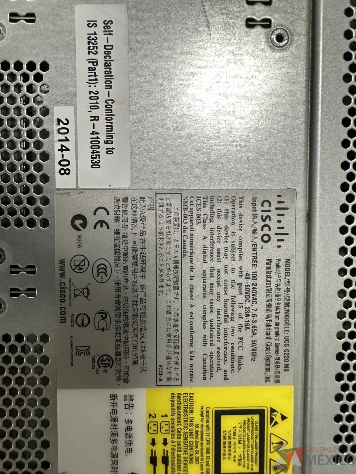 Lote 034 - Cisco UCS C220 M3 Rack Server - Imagen 5