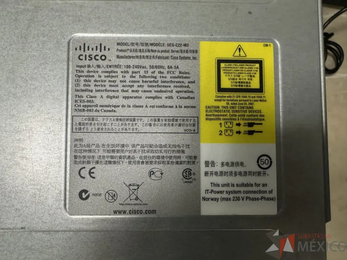 Lote 034 - Cisco UCS C220 M3 Rack Server - Imagen 3