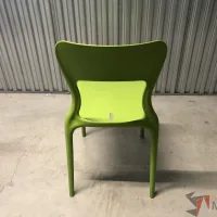 Lote 033 - Silla de comedor color verde - Imagen 3