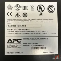 Lote 008 - Conmutador Remoto Servidores APC Analog 2G KVM0108A - Imagen 2