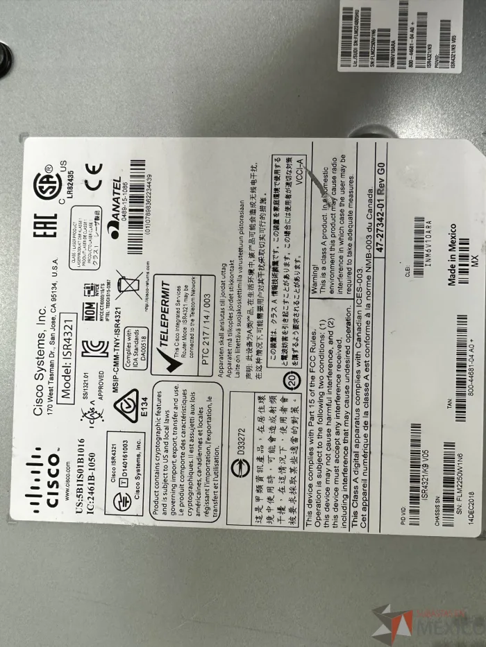 Lote 005 - Router CISCO 4300 - Imagen 2