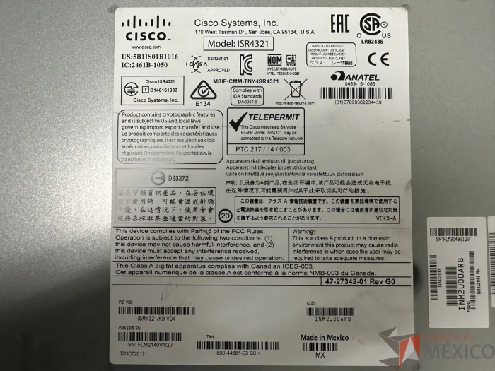 Lote 004 - Router CISCO 4300 - Imagen 2