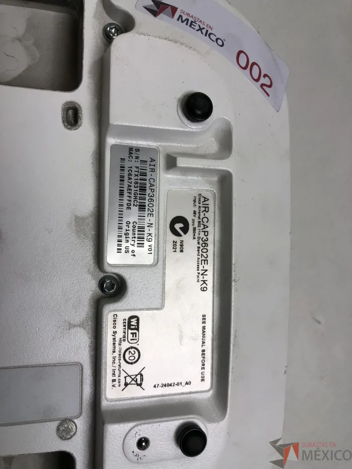 Lote 040 - Access Point Cisco AIR-CAP3602E-N-K9 - Imagen 9