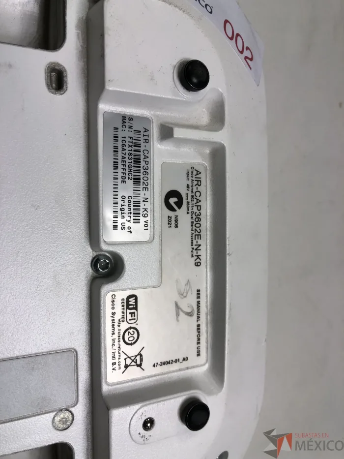 Lote 040 - Access Point Cisco AIR-CAP3602E-N-K9 - Imagen 7