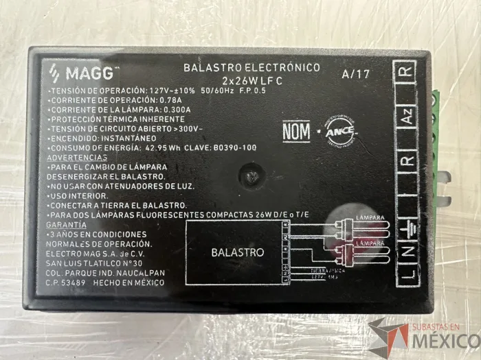 Lote 093 - 19 Balastros electrónicos de varios modelos - Imagen 7