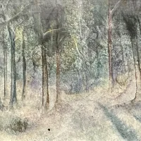 Lote 023 - Alicia Leyva - Amanecer - Acuarela