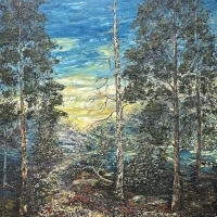 Lote 021 - Foyé - Se desconoce título - Óleo sobre madera - Imagen 3
