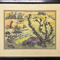 Lote 026 - Alfredo Zalce - Se desconoce título - Acuarela y gouache sobre papel - Imagen 2