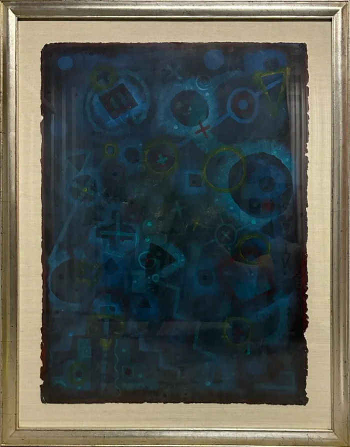 Lote 043 - Antonio Arellanes - Forms of the Thought - Mixta sobre papel - Imagen 2