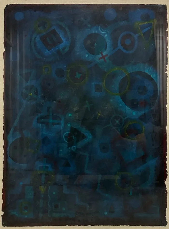 Lote 043 - Antonio Arellanes - Forms of the Thought - Mixta sobre papel - Imagen 3