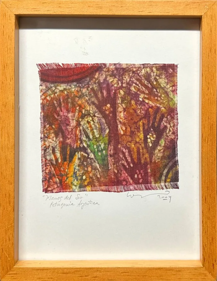 Lote 048 - Firma ilegible - Manos del Sur Patagonia Argentina - Batik