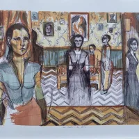 Lote 001 - A. J. Springer - Los sueños de Orfeo - Litografía