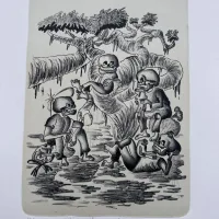 Lote 009 - Edmundo Sánchez - El sapo del amanecer - Litografía