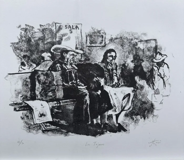 Lote 022 - Jeff Tocci - Los Tejanos - Litografía - Imagen 2