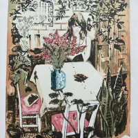 Lote 038 - Jeff Tocci - El jardín - Litografía