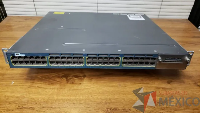 Lote 021 - SWITCH POE CISCO de 48 puertos Modelo WS C3560X 48PL V02 - Imagen 2
